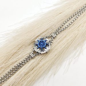 PULSO DISCO TIMON CON CADENA DOBLE