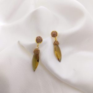 ARETE SULTANITA FORMA GOTA CON ZIRCONIA