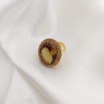 ANILLO SULTANITA CIRCULAR CON ZIRCONIAS