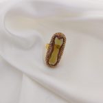 ANILLO SULTANITA RECTANGULAR CON ZIRCONIAS