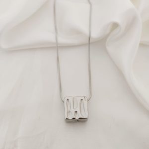 COLLAR CAD COLA DE RATA CUADRADO ABOLLADO