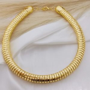 GARGANTILLA ALAMBRE PLANO ENREDADO 1.5 CMS ANCHO