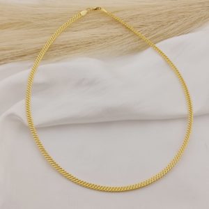 GARGANTILLA DELGADA TRENZADO EN CIRCULOS 5MM