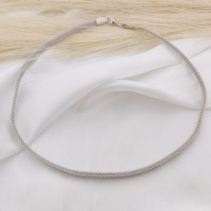 GARGANTILLA CADENA PLANA TRENZAD TAPETE