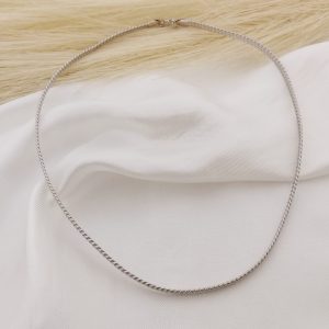 GARGANTILLA ALAMBRE ENTRELAZADOS EN S PLANA 3 MM