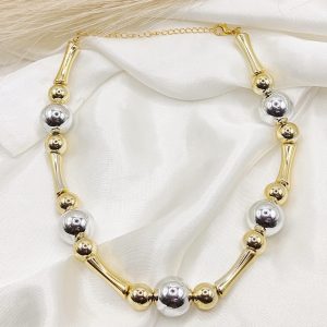 COLLAR TUVO CON 3 BOLAS