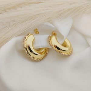 ARRACADA CHUNKY CON ZIRCONIA