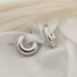 ARRACADA CHUNKY CON ZIRCONIA