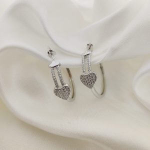 ARRACADA CORAZON PAVE