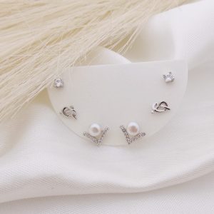 ARETE SET V CON PERLA