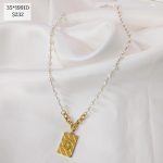 COLLAR PERLA DIJE CUADRO