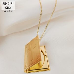 RELICARIO RECTANGULO LIBRO