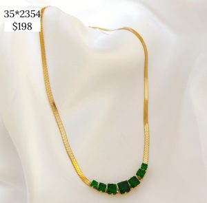 COLLAR PLANCHADO 7 CZ COLORES