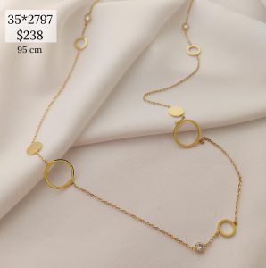 COLLAR LARGO VARIOS CIRCULOS