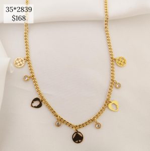 COLLAR DIJES MANO, CIRCULOS, PICAS Y ZIRCONIAS