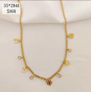 COLLAR FLOR, CIRCULO Y ZIRCONIAS