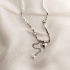 COLLAR DE PERLA CON CADENA