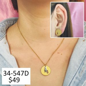 SET CIRCULO DIJE VOLANDO NIÑO