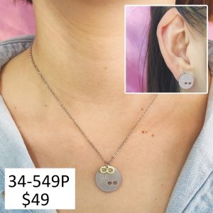 SET CIRCULO DIJE VOLANDO INFINITO