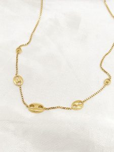 CADENA MINI DIJES OVALO 2 H UECOS